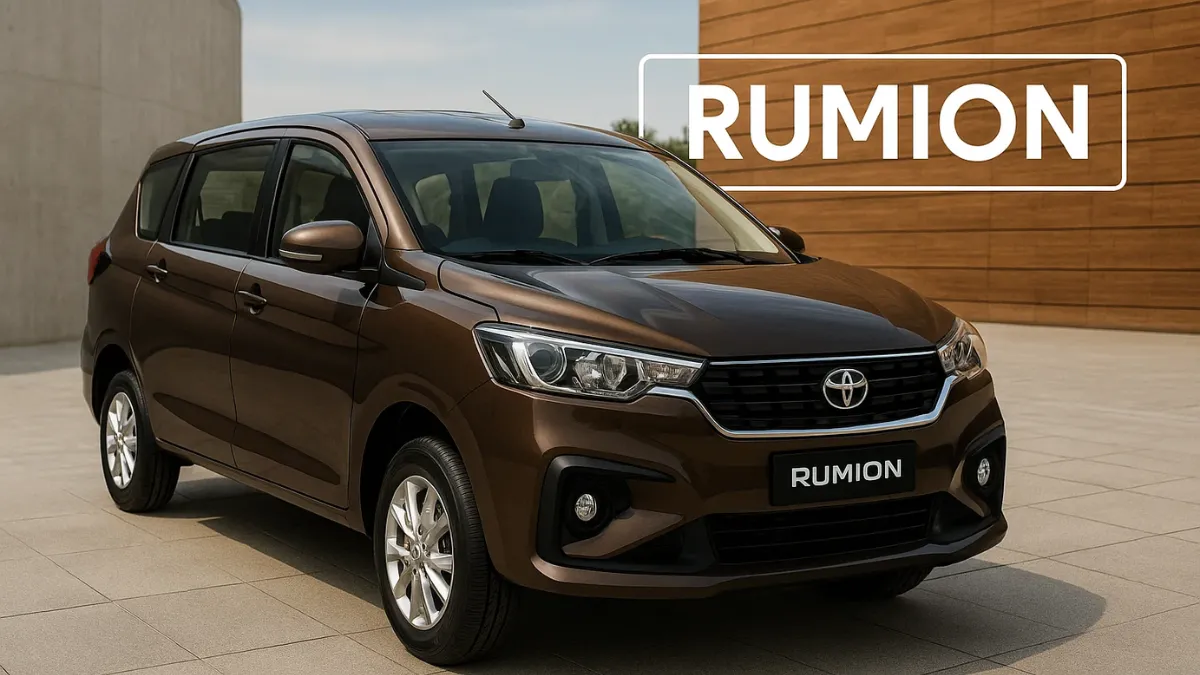 Toyota Rumion: A Practical 7-Seater MPV That Blends Comfort, Efficiency, and Reliability