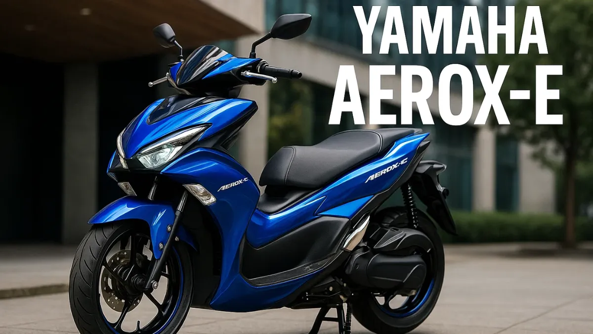 Yamaha AEROX-E: Sporty Electric Scooter for Smart and Efficient Urban Mobility