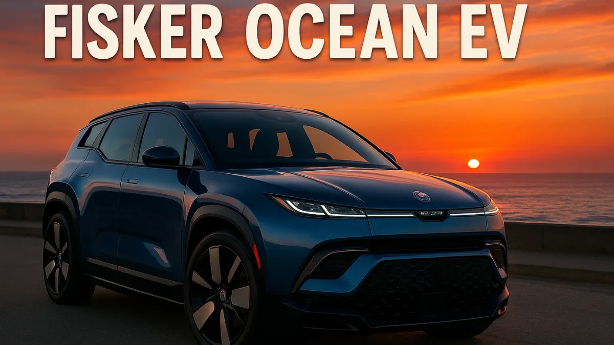 Fisker Ocean EV: A Futuristic Electric SUV with Style, Range, and Smart Technology