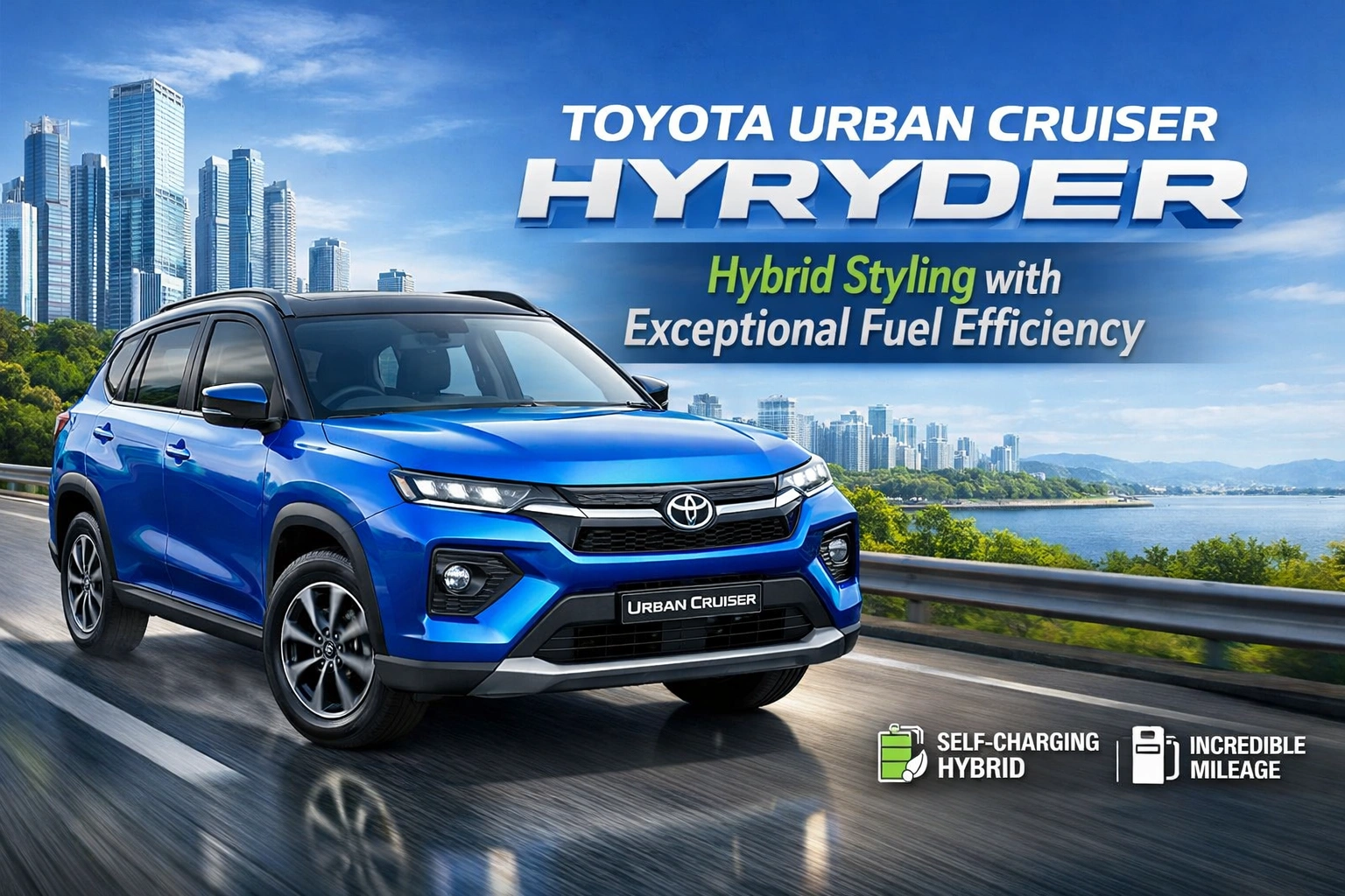 Toyota Urban Cruiser Hyryder – Hybrid Styling with Exceptional Fuel Efficiency